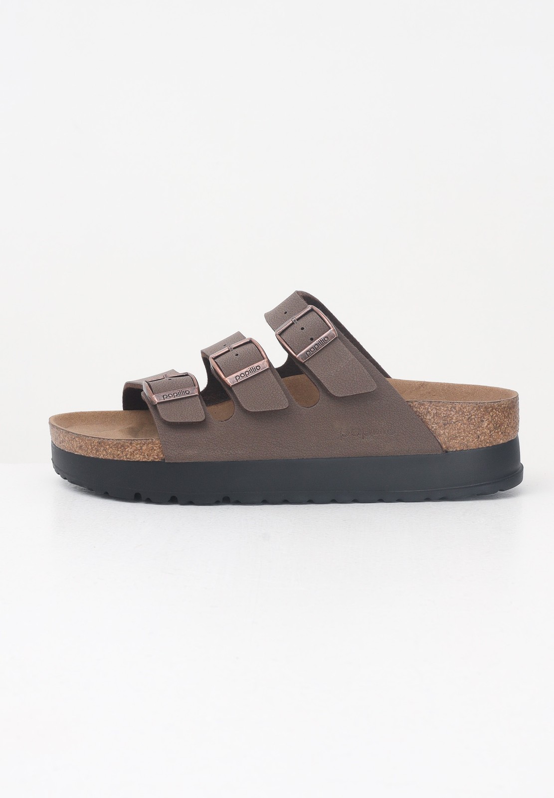 BIRKENSTOCK Women’s Brown Slippers Florida Flex Platform Spring East