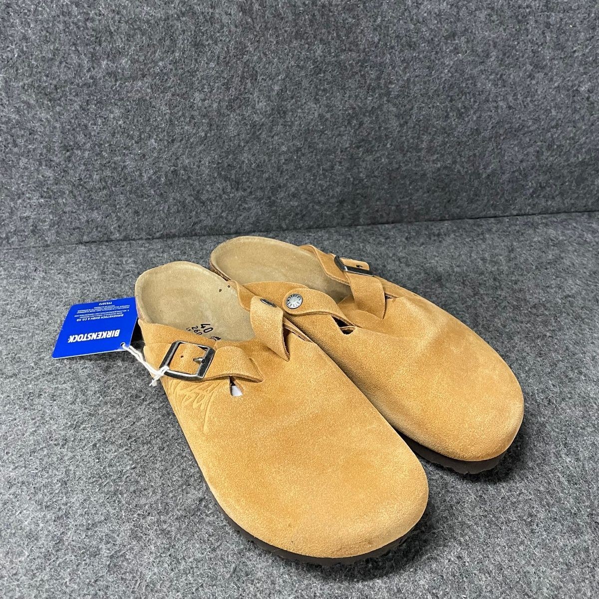 BIRKENSTOCK Boston BS Clog Unisex Size US W9/M7 Caramel
