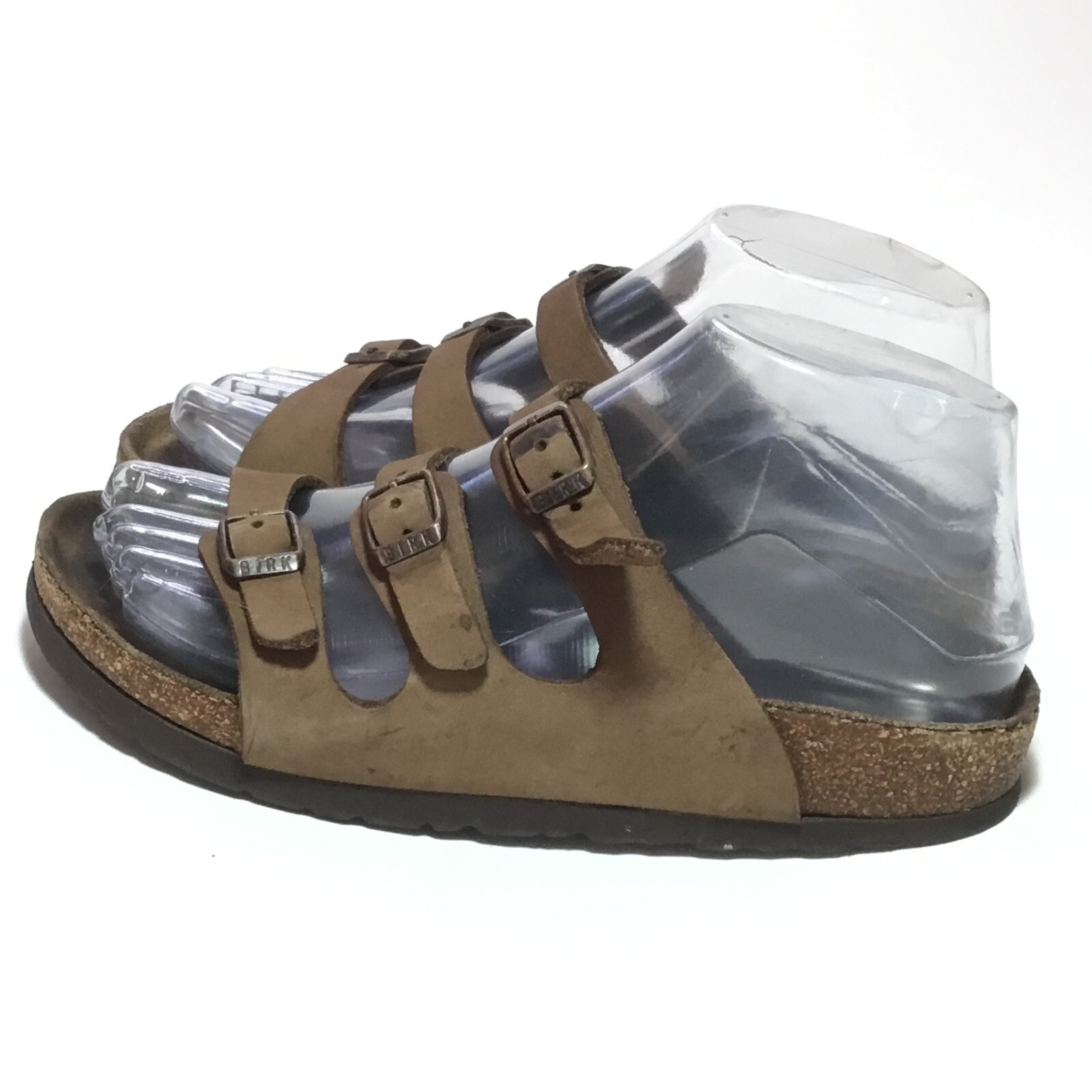 Birkenstock Florida Woman’s Slide Sandals Tan Size 36 GUC