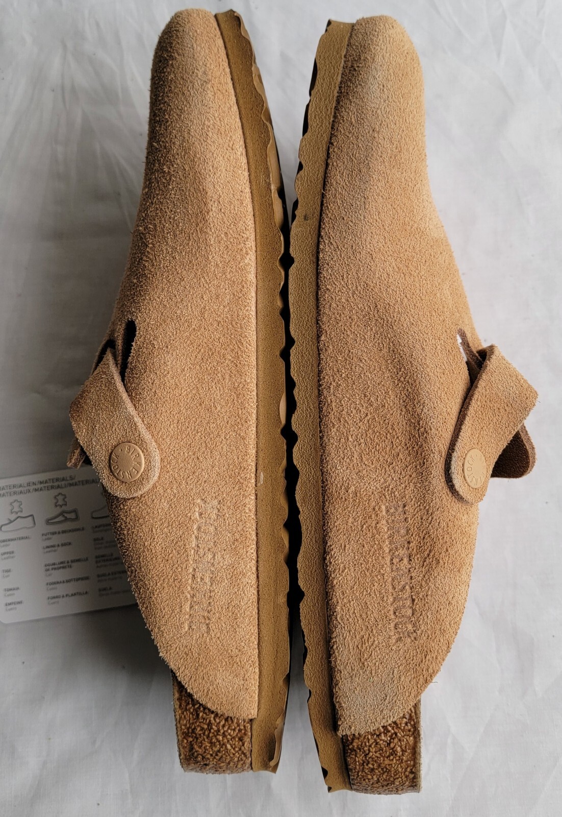Birkenstock  Boston Bs Color Clay Suede Regular Wide