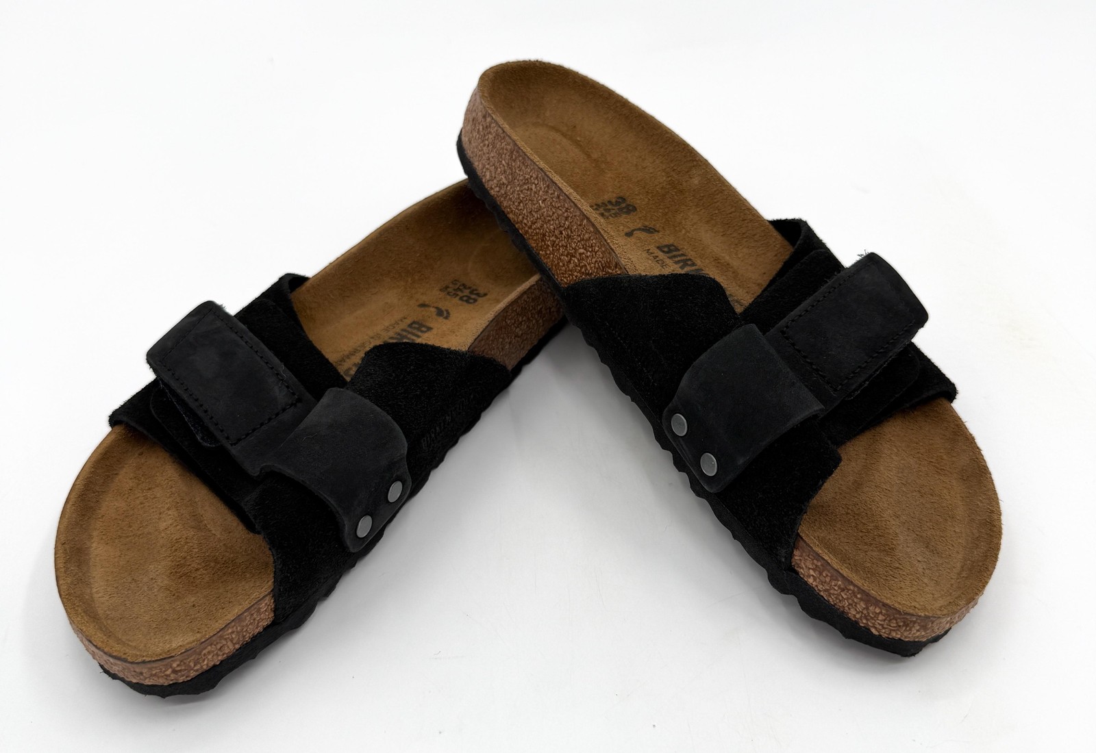 Birkenstock Oita Slide Shoes Womens Size 38/7 Sandals Suede Made in Germany