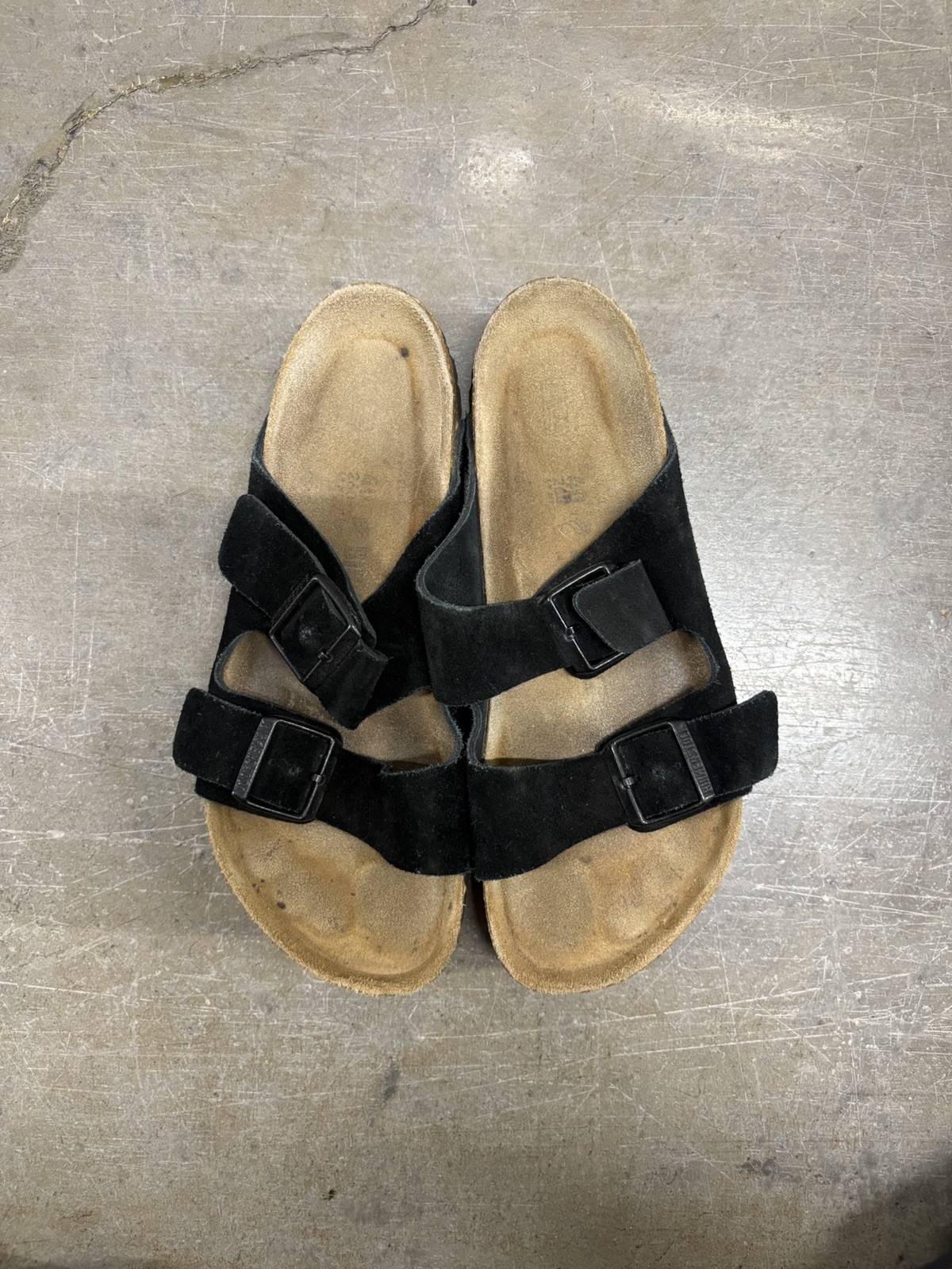 Birkenstock Arizona Slide Sandal, Brown, Size 40 US,  8.5 Men’s