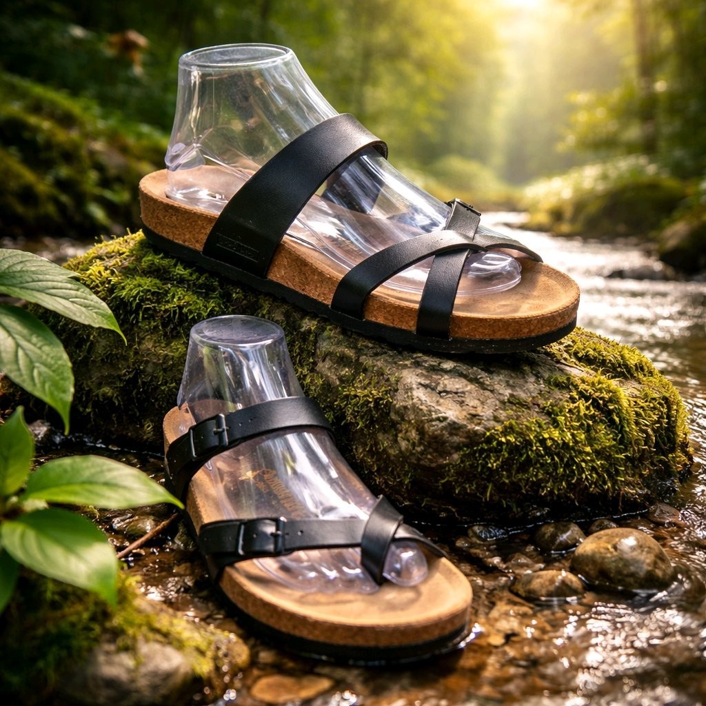 Birkenstock Mayari Women’s SZ 6 Black Strappy Buckle Slip On Sandal 240 37 Boho