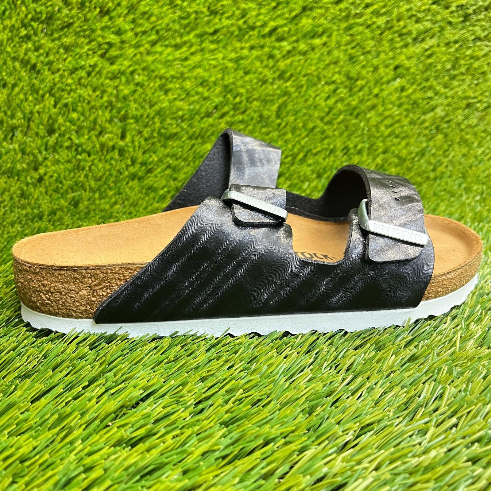 Birkenstock Arizona Womens Size 5 Black Beach Walking Outdoor Slide Sandals