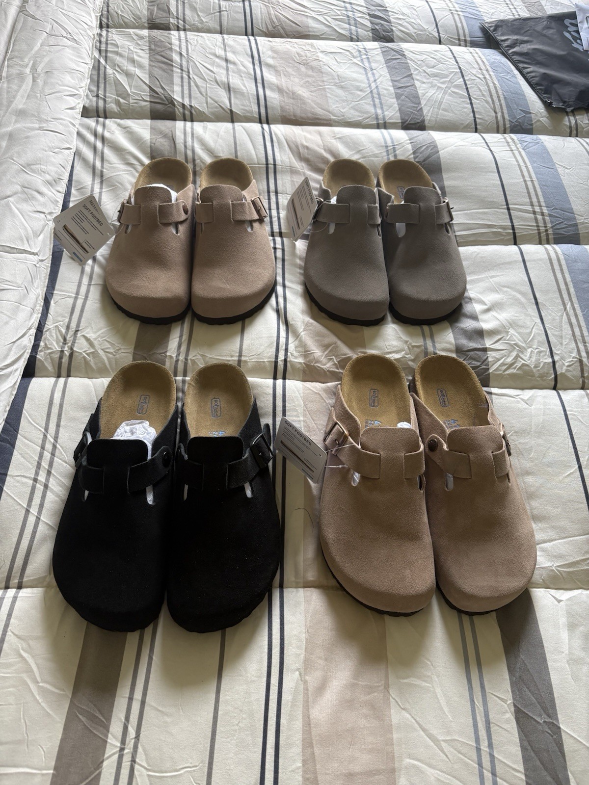 Birkenstock Boston Suede Leather Clogs 40+ AVAILABLE