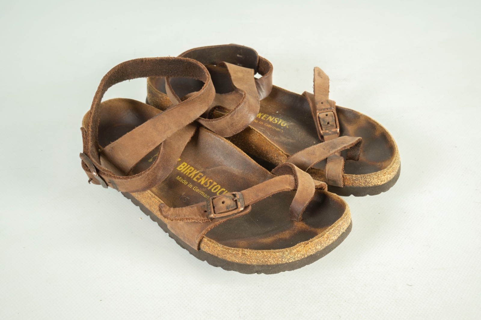 Birkenstock Mayari Brown Beige Women’s Sandals Shoes 37 240 CM L6