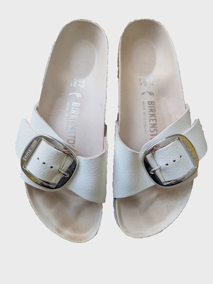 Birkenstock Sandles Womens Size 6 37 Madrid Big Buckle Slides Granola Germany