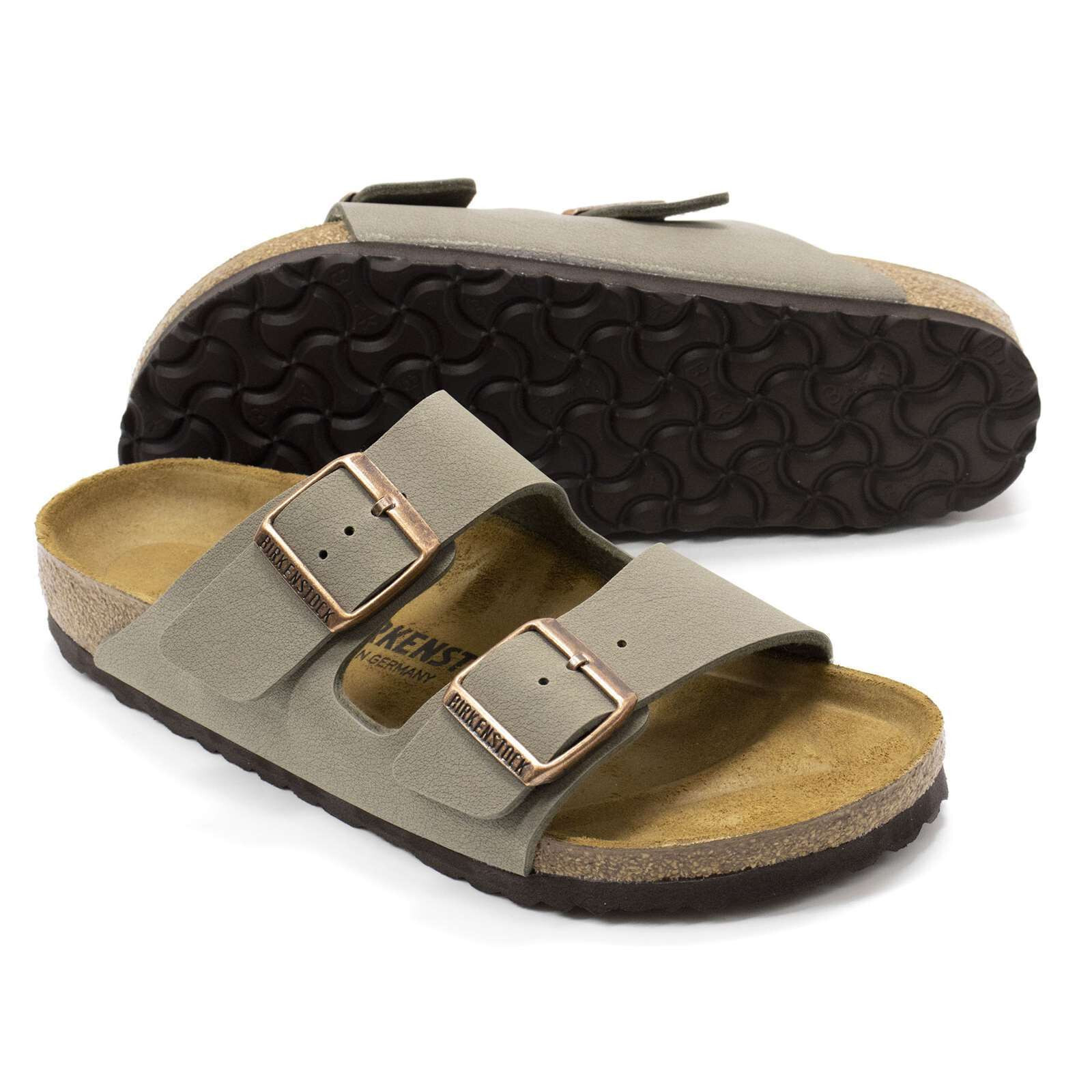 Birkenstock Arizona Stone Birkoflor Slide Sandals Size 42 EU Regular Fit