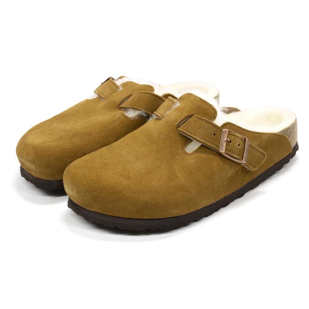 Birkenstock Men Women Unisex Boston Cork Footbed Clogs Slip On Leather Slippers