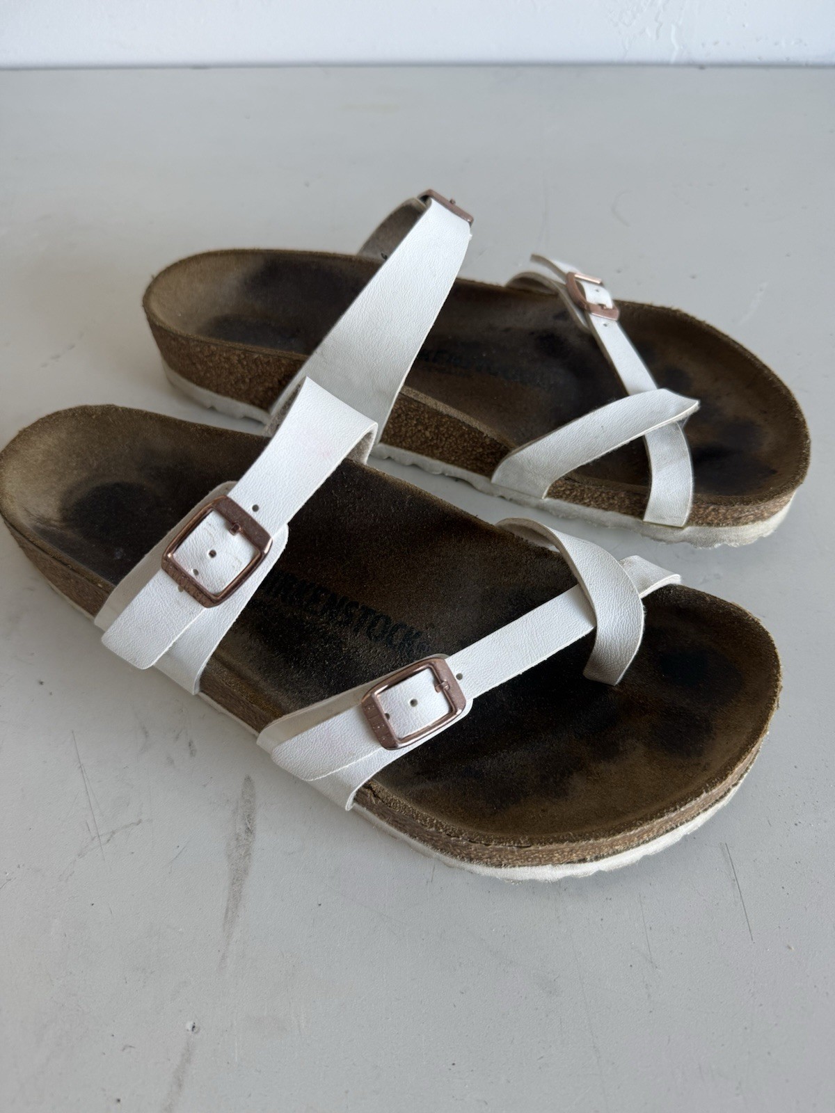 Birkenstock Mayari Sandal White Women Size 39 Regular Fit