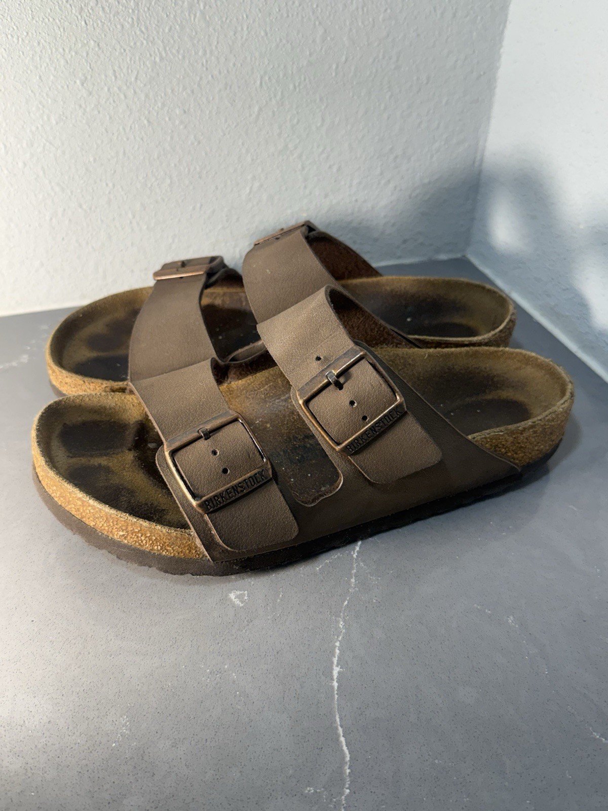 BIRKENSTOCK Sandals Arizona Birk Mocha Brown Size 39 (Women’s US 8-8.5) Shoes