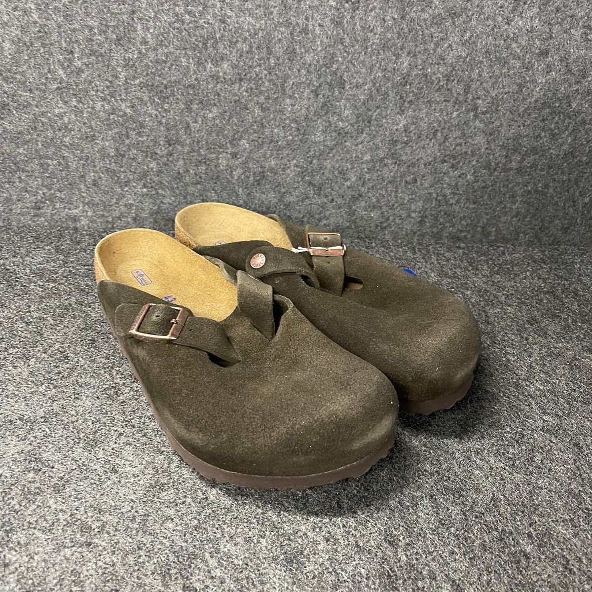 BIRKENSTOCK Boston Soft Footbed Suede Leather Clogs Men’s Size 10