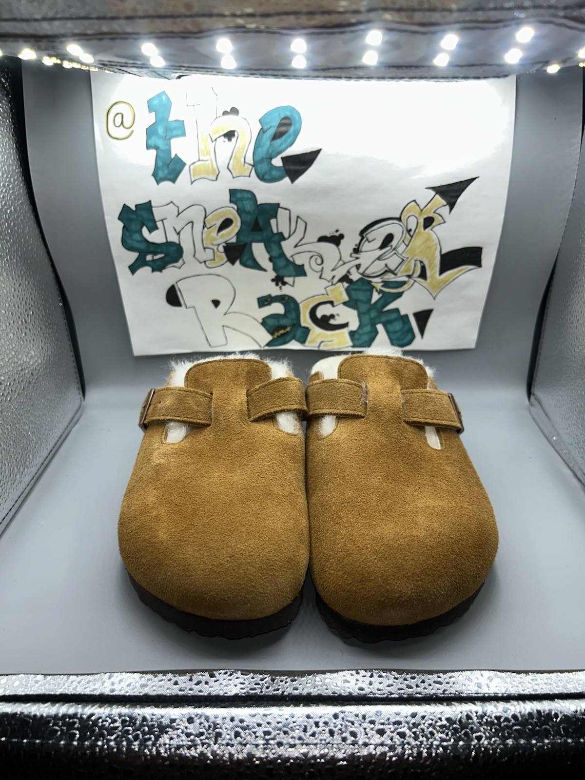 Birkenstock Boston Shearling Mink Clogs