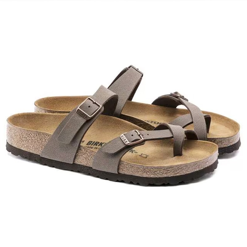 Birkenstock Mayari Birkibuc Mocha Women’s Thong Sandals Wide Size