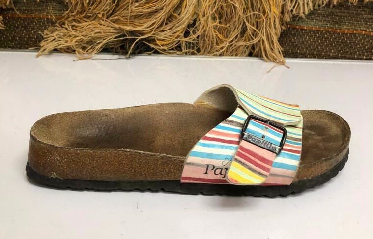 Birkenstock Papillio Multicolor Mule Open Toe Sandals SZ M-5 L-7 245