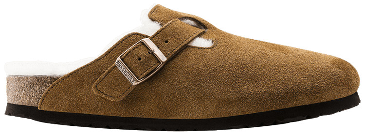 Birkenstock Boston Shearling Suede Mink 1001140 Men Size