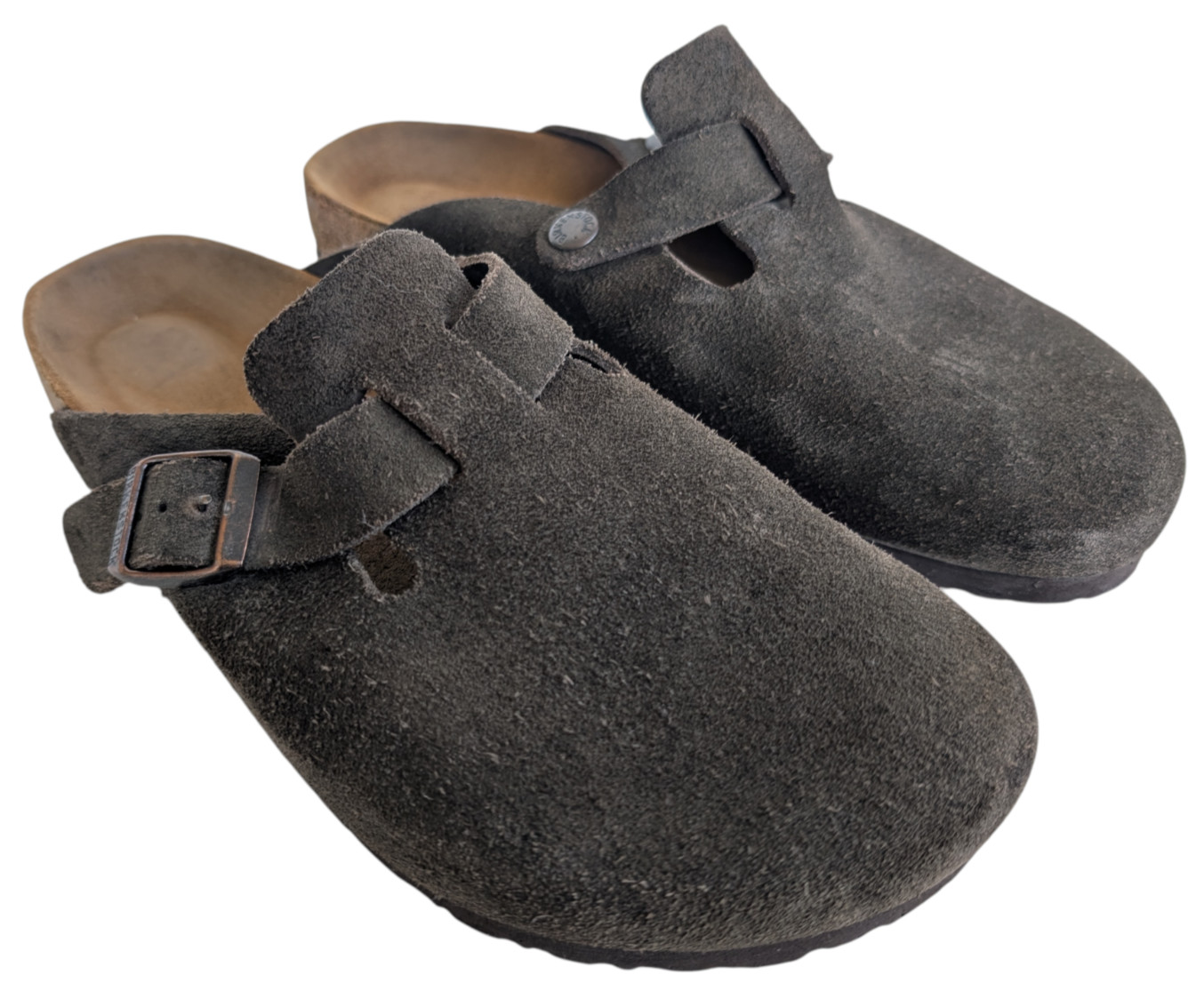 BIRKENSTOCK Boston Soft Footbed Mocha Womens Size 40 9 M7 Flip Flop Clogs Sandal