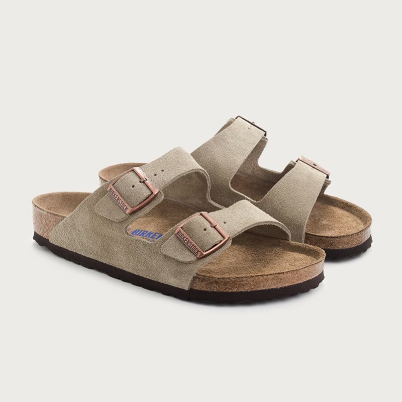 Birkenstock Arizona Taupe Suede Leather Women’s and Men’s Sandals Sizes 37-45