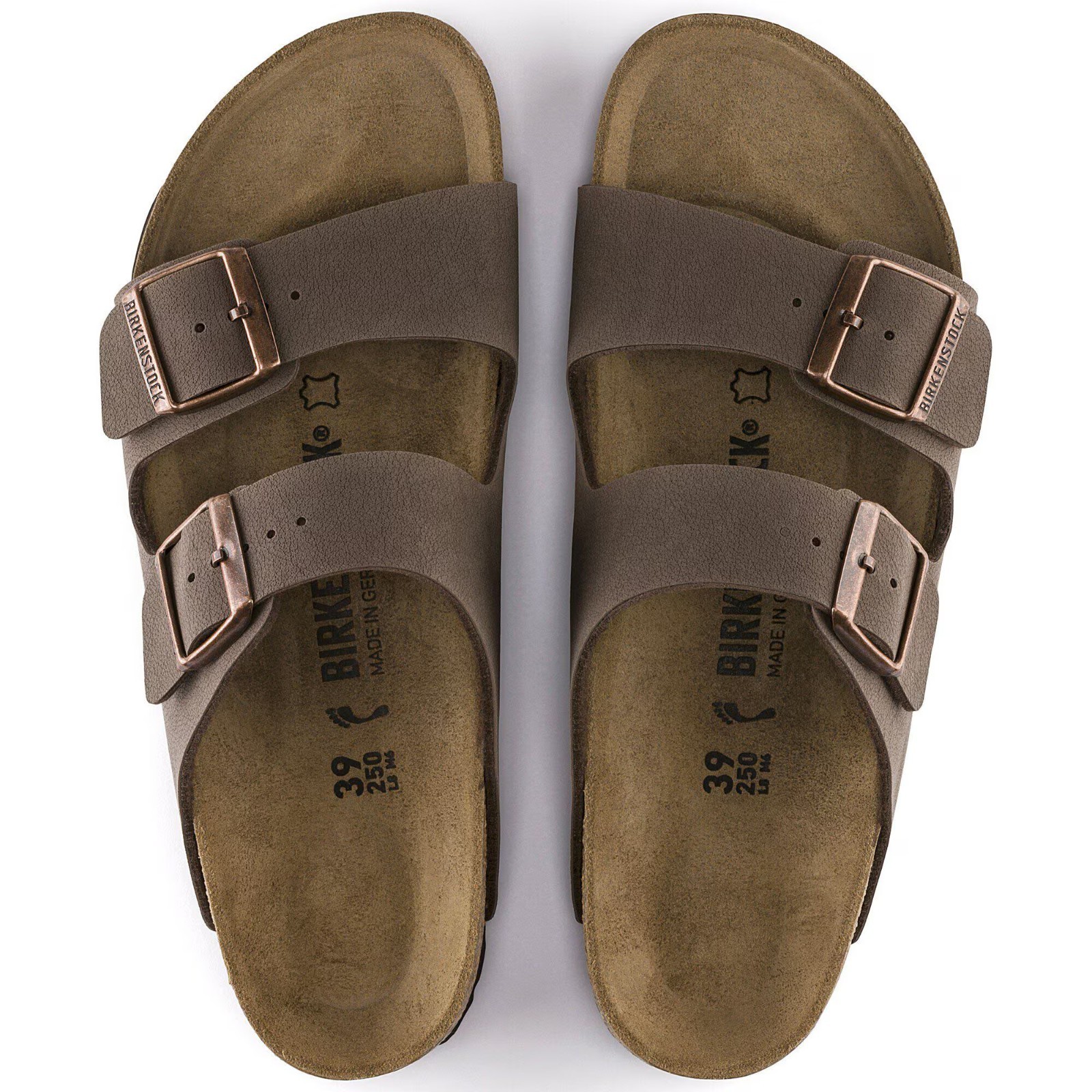 Birkenstock Arizona Birkibuc Sandals  – Mocha