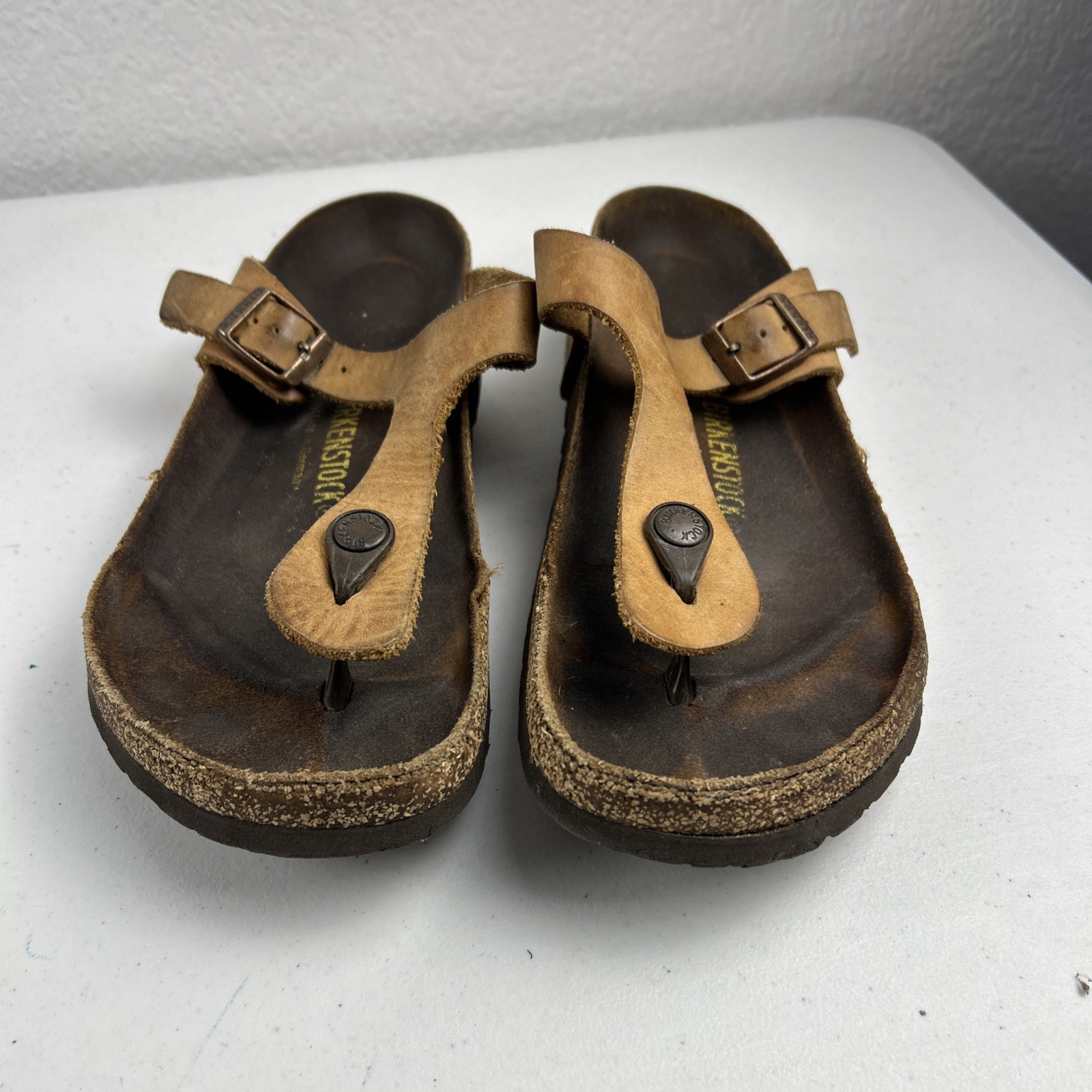 Birkenstock Gizeh EU 39 Thong  Sandals Shoes EVA Sole Leather
