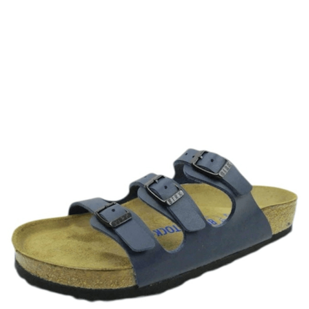 BIRKENSTOCK Florida Birko-Flor Dark Blue, Size Men’s EU43/US10, NWOT