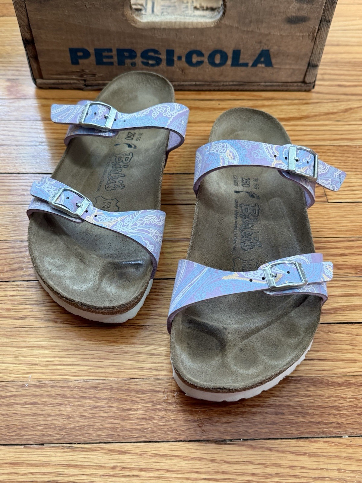 Women’s US 8 (39) Birkenstock Papillio Sydney Double Buckle Paisley Sandals