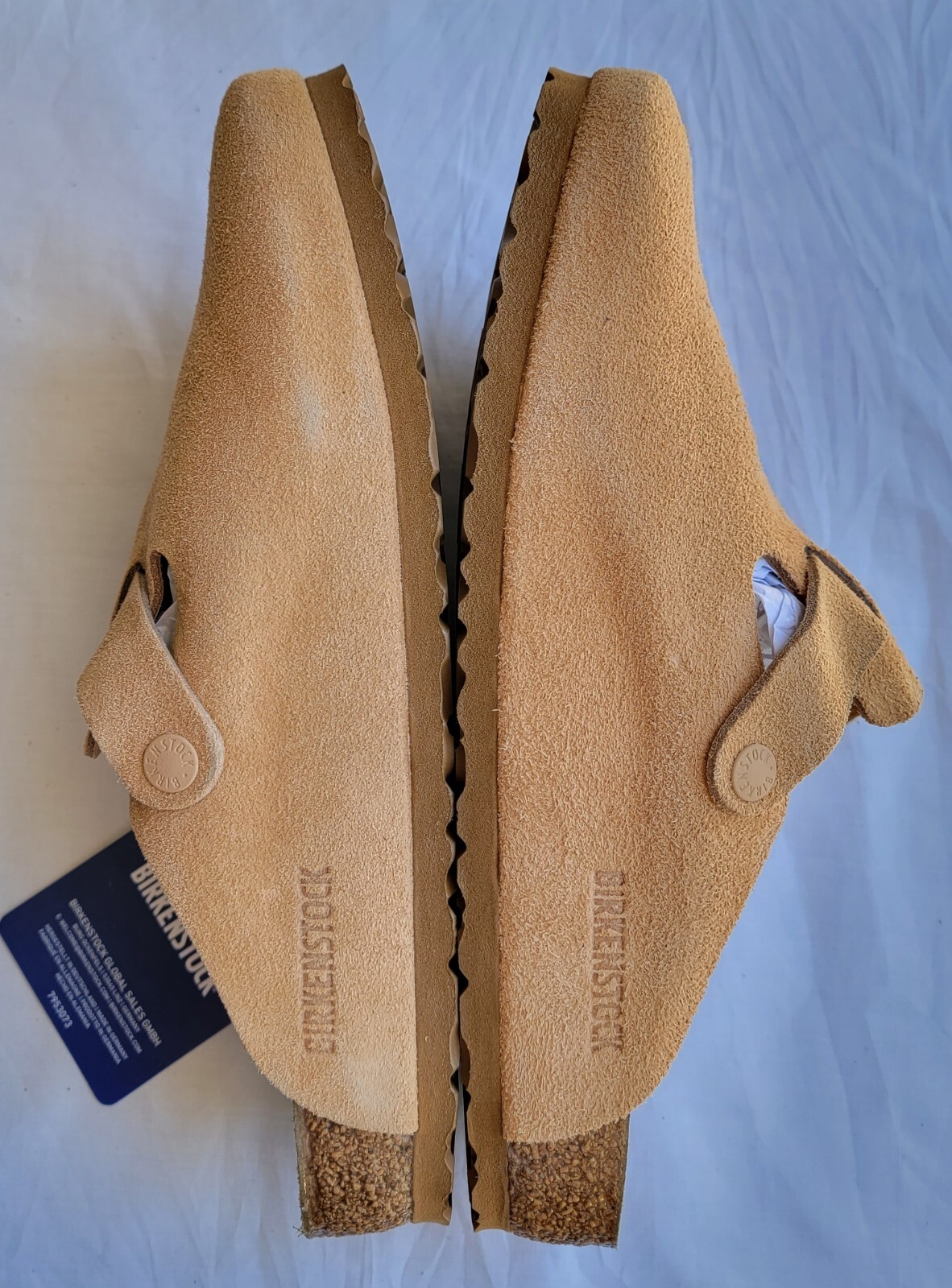 Birkenstock Boston Bs Color Clay  Suede Clog  Narrow