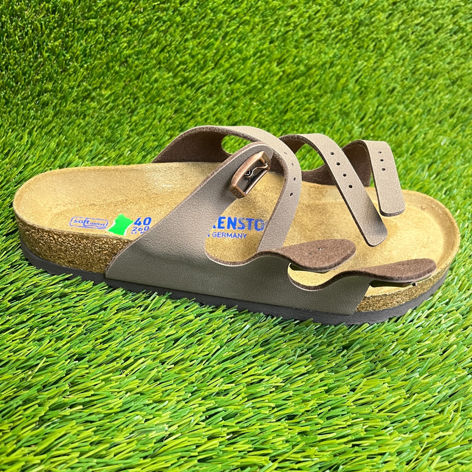 Birkenstock Florida Womens Size 9 Brown Beach Outdoor Walking Slide Sandals