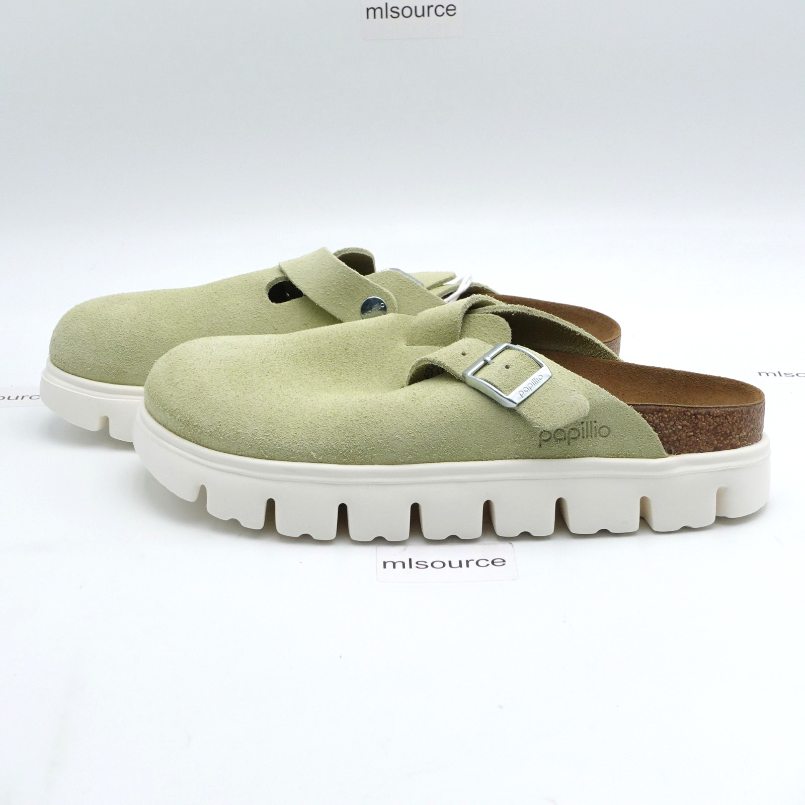 Size 9-9.5 US / EUR 40 Women’s Birkenstock Papillio Boston Suede Chunky Clogs