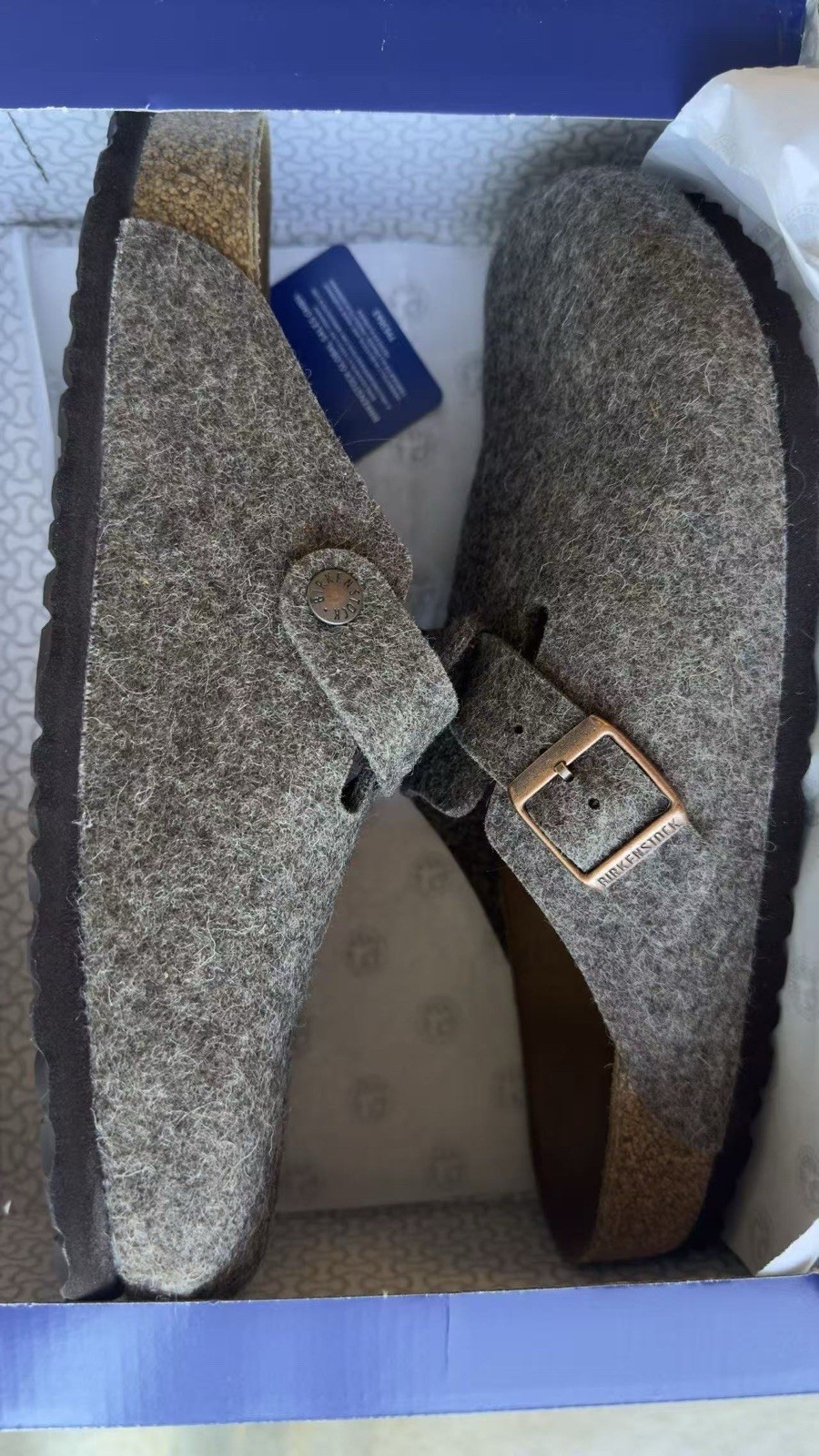 Birkenstock Boston Suede Leather Shoes Men’s Size 10