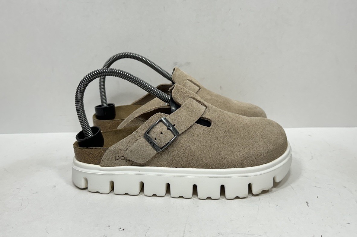 Birkenstock Boston Papillio Chunky Platform Clog Women’s Size 6 / 37 Sand