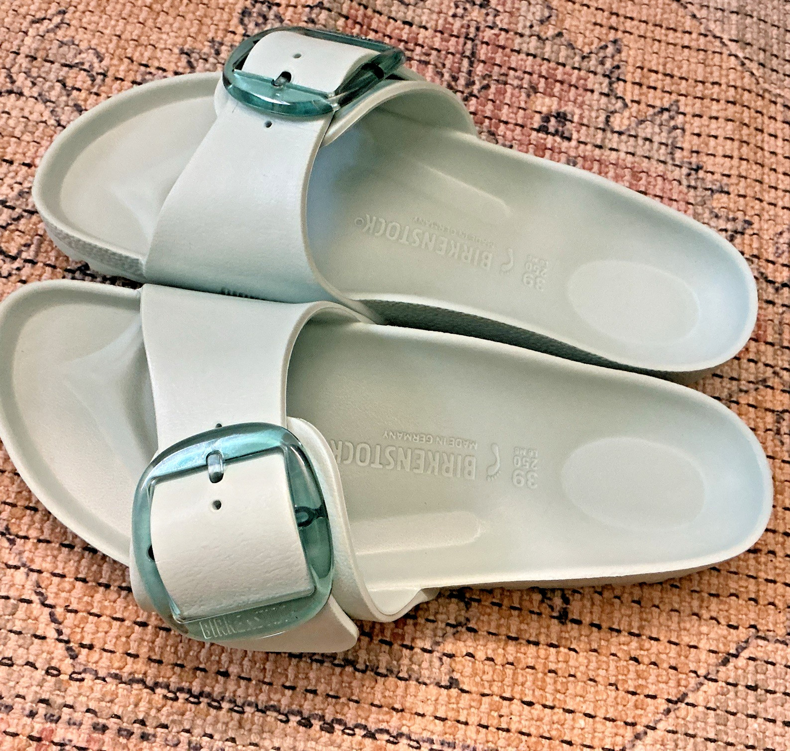 Birkenstock Madrid Big Buckle Women’s Sandals Surf Green EU 39 Medium
