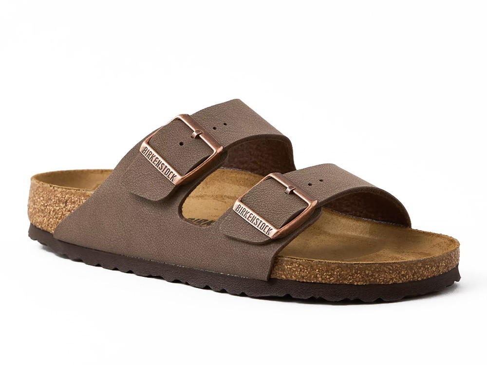 Free Shipping Birkenstock Arizona Birkibuc in Mocha Leather Shoes Unisex Sandals