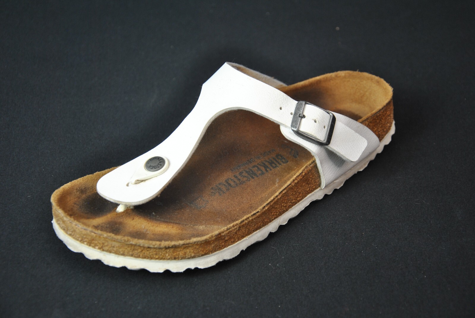 Birkenstock Gizeh White Sandals 38 L 7 15924C