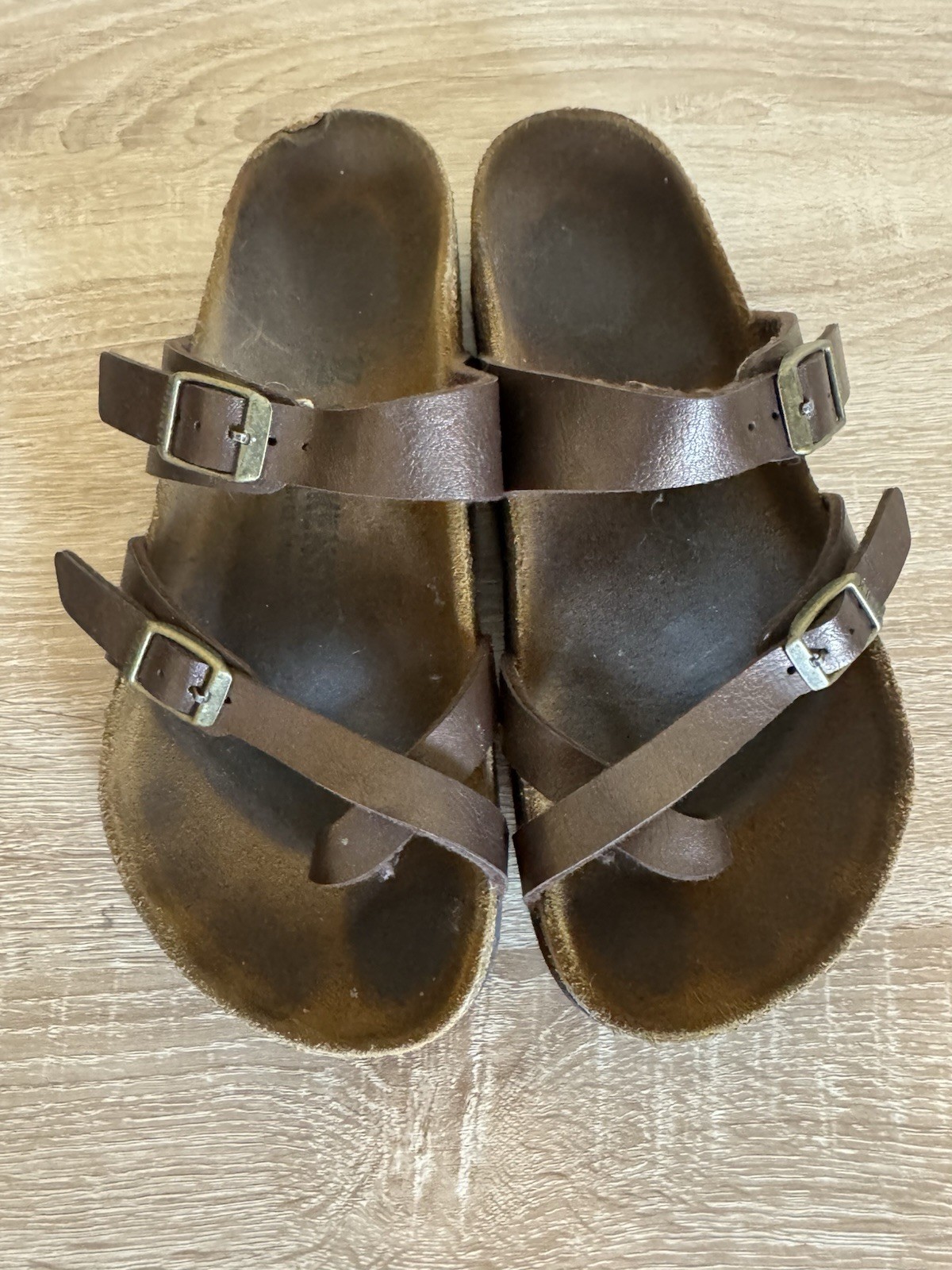 Birkenstock Mayari Briko Flor Sandals Women’s 6.5 Brown Casual Regular Fit
