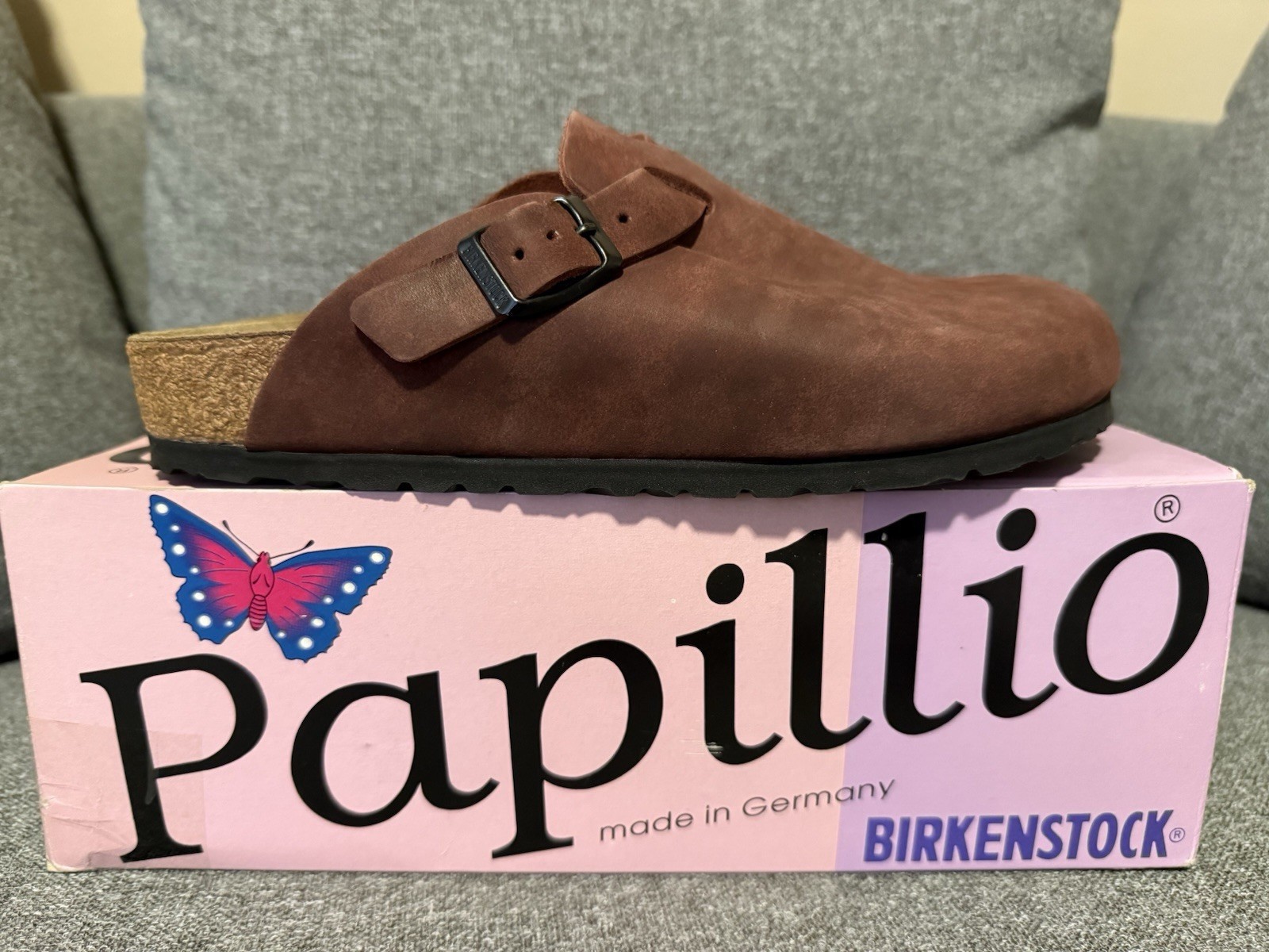 NEW Rare Vintage 90s BIRKENSTOCK Papillio Boston WOMEN (39 R EU) Germany Clogs