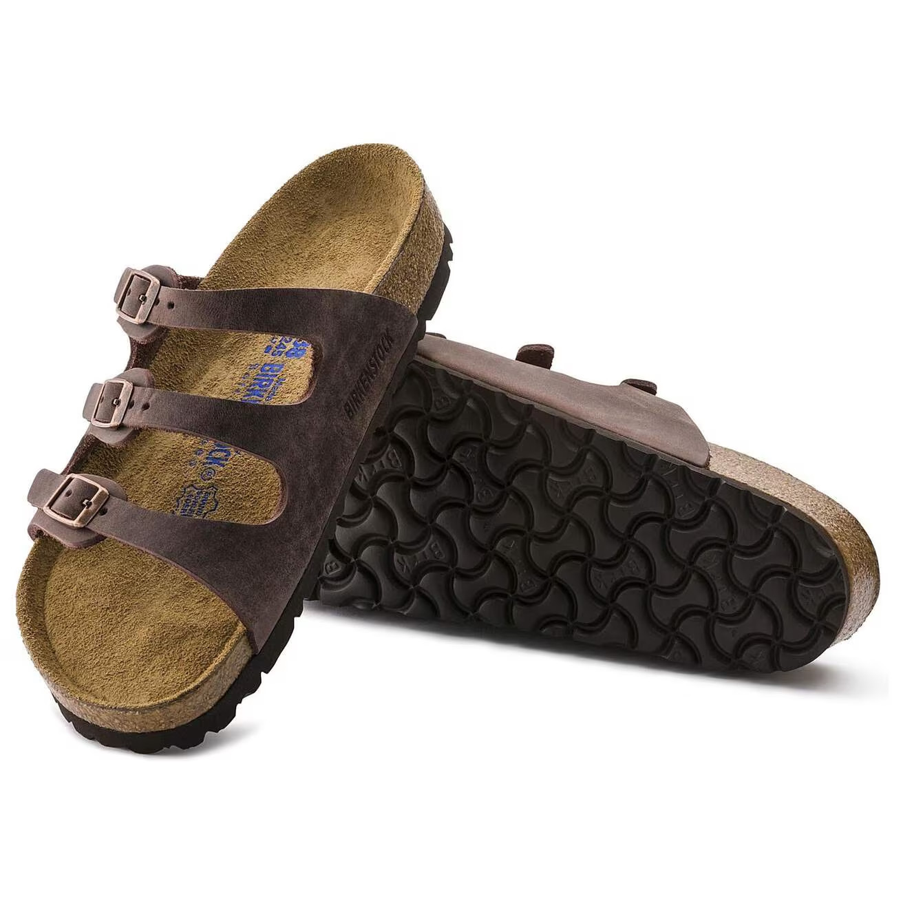 BIRKENSTOCK Florida Oiled Leather Habana Womens Sz EU 36 US 5 Sandals Regular