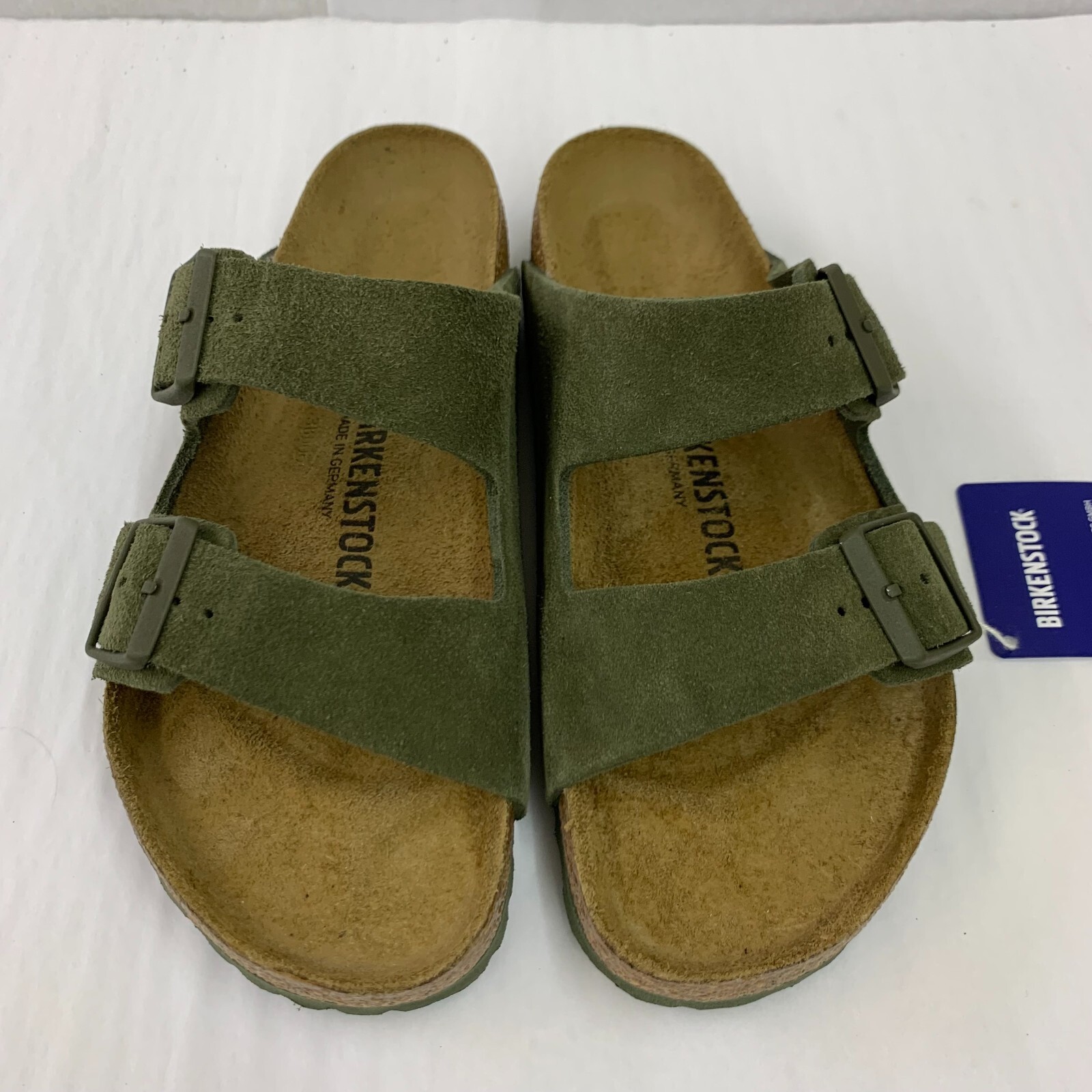 Birkenstock New w/ Box Arizona Thyme Suede Leather Regular Width – Select Size