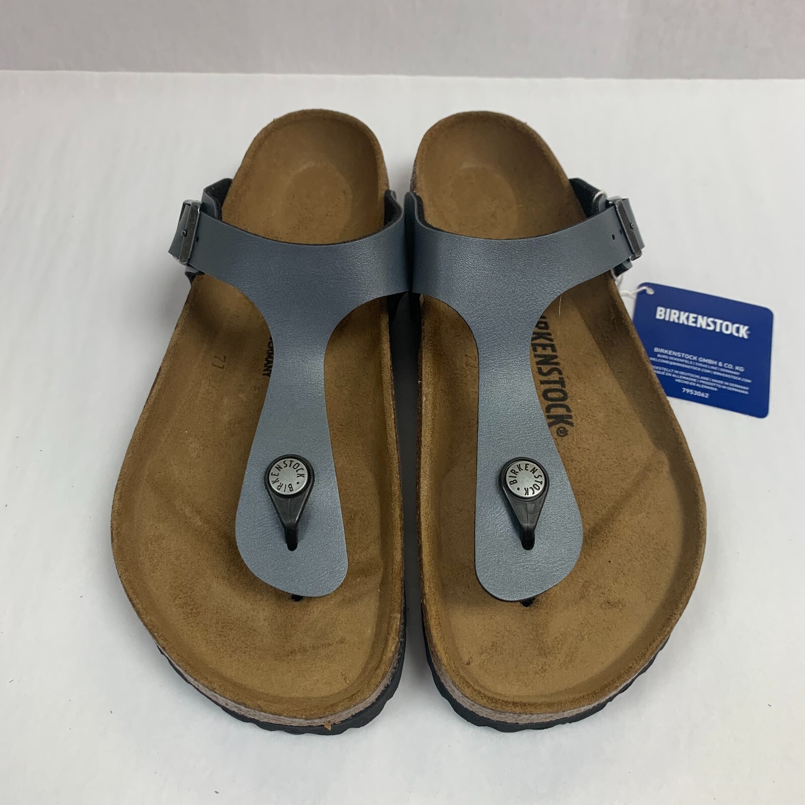 Birkenstock New w/o Box Gizeh Onyx Birko Flor Regular Width – Select Size
