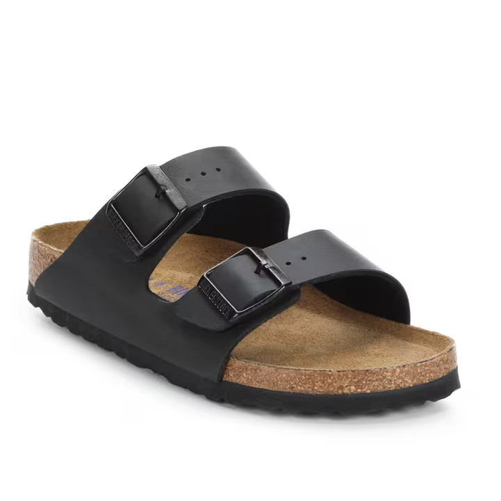 Birkenstock Arizona Black Birko-Flor Soft Footbed Unisex Sandals