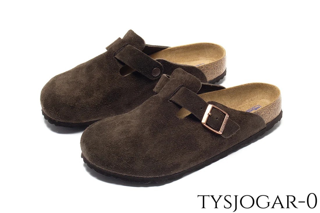 Birkenstock Boston Soft Footbed Clogs Mocha Suede Shoes Size 37-45 FREE SHIPPING