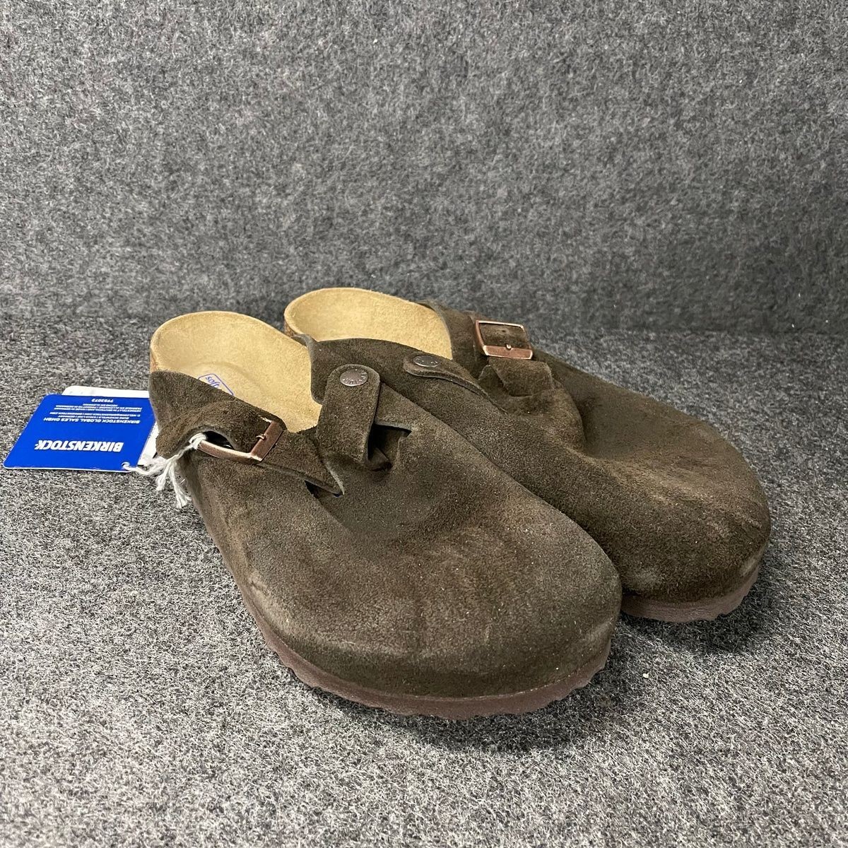 BIRKENSTOCK Boston Soft Footbed Suede Leather Clogs Unisex Size M6/W8