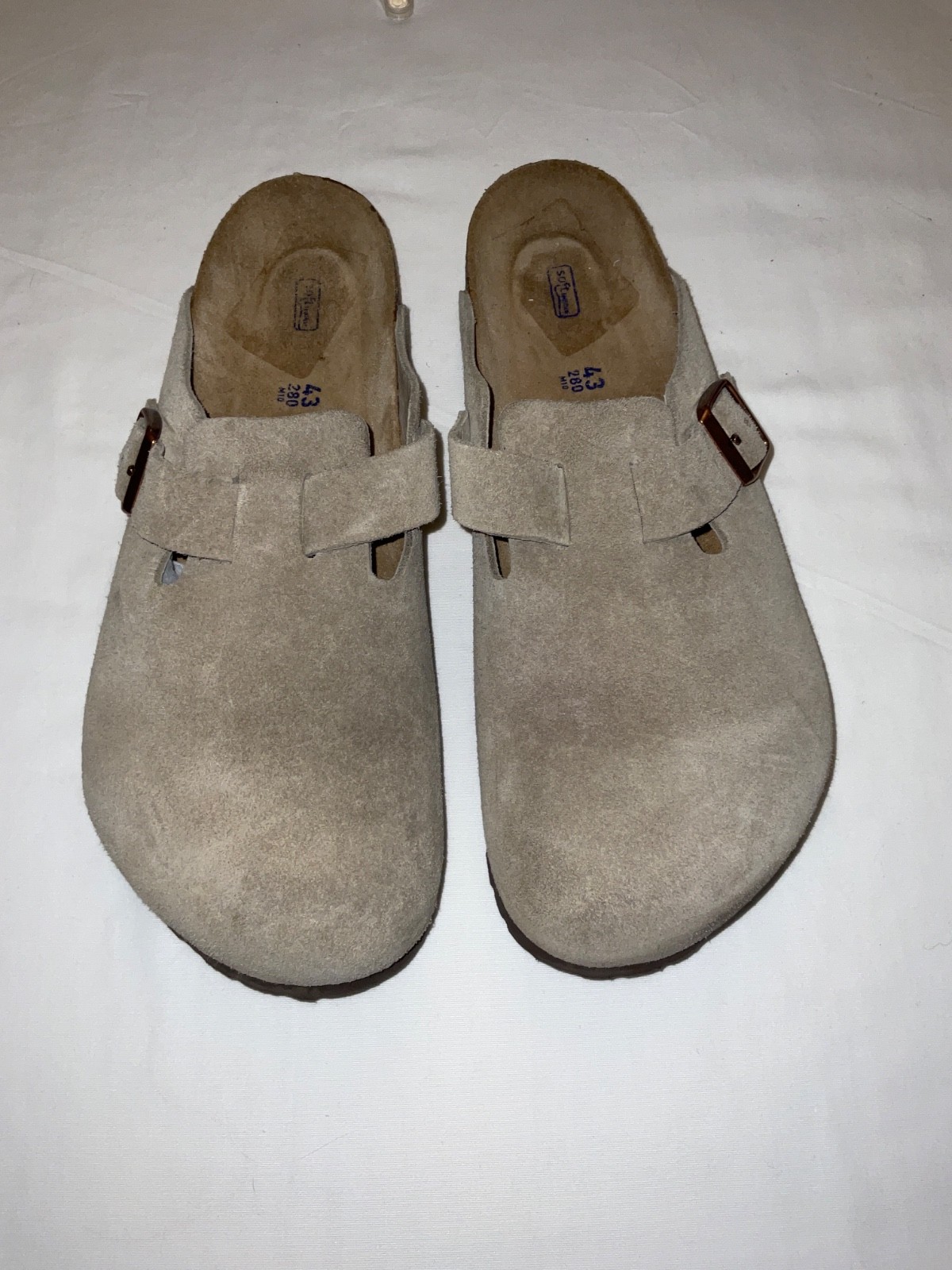 Birkenstock Boston Soft Clog Brown Leather Comfort  EU 43 10-10.5
