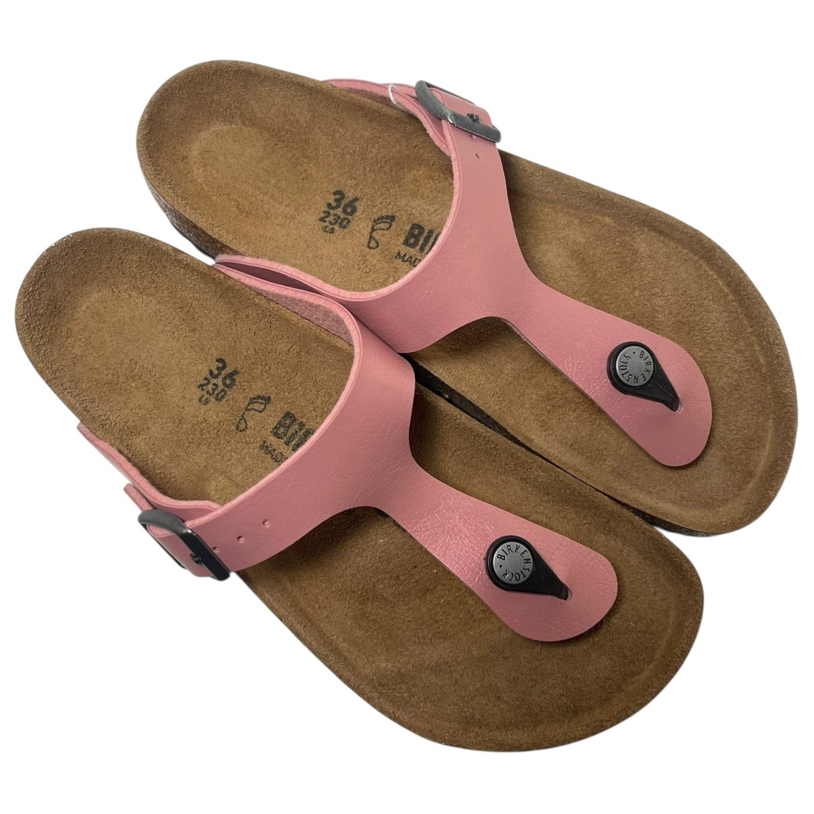Birkenstock Gizeh Regular Fit Birko Flor Graceful Old Rose US Size 5 / EU 36 New