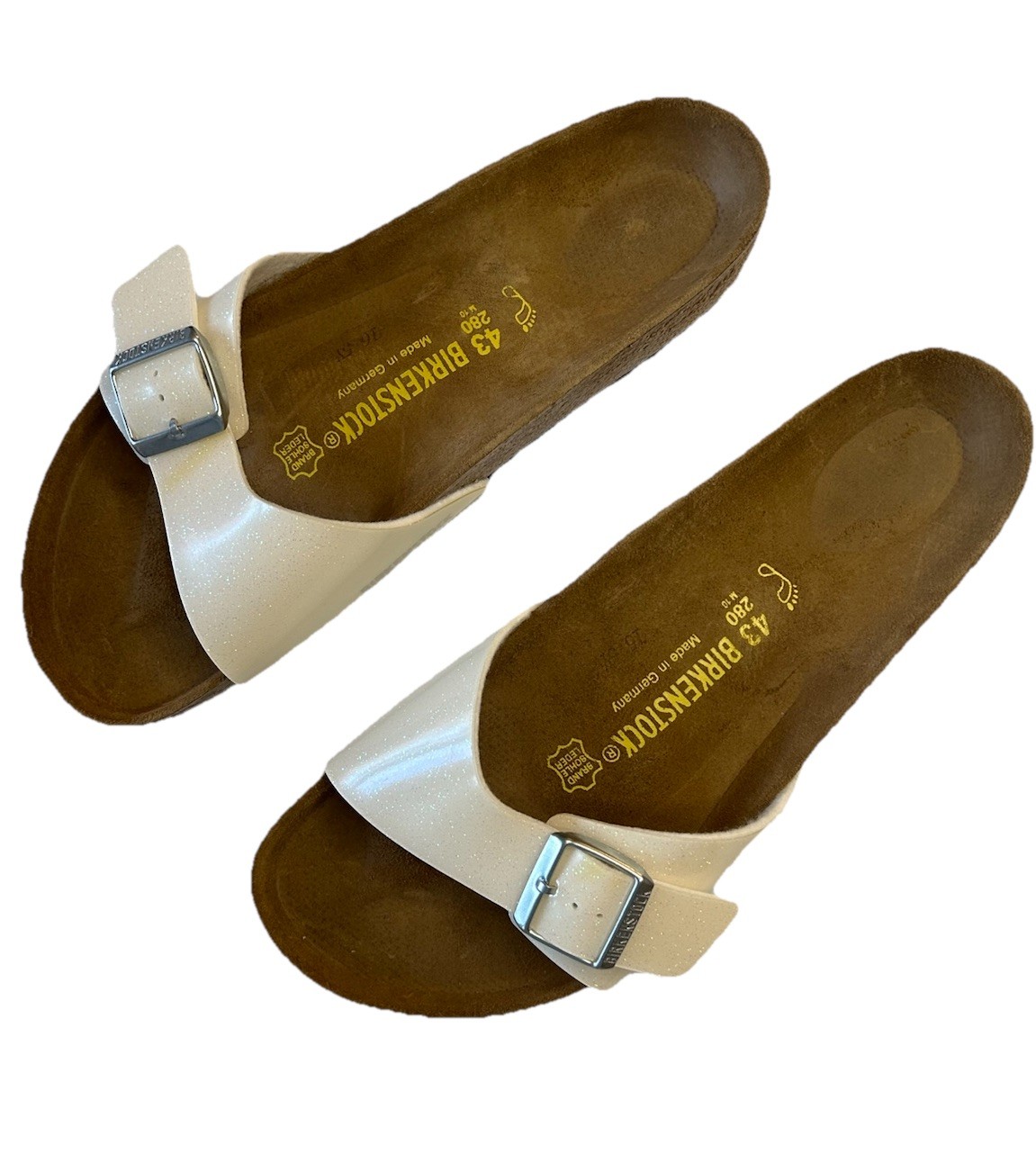 Birkenstock Unisex Madrid White Magic Galaxy Birko -Flor Regular Width