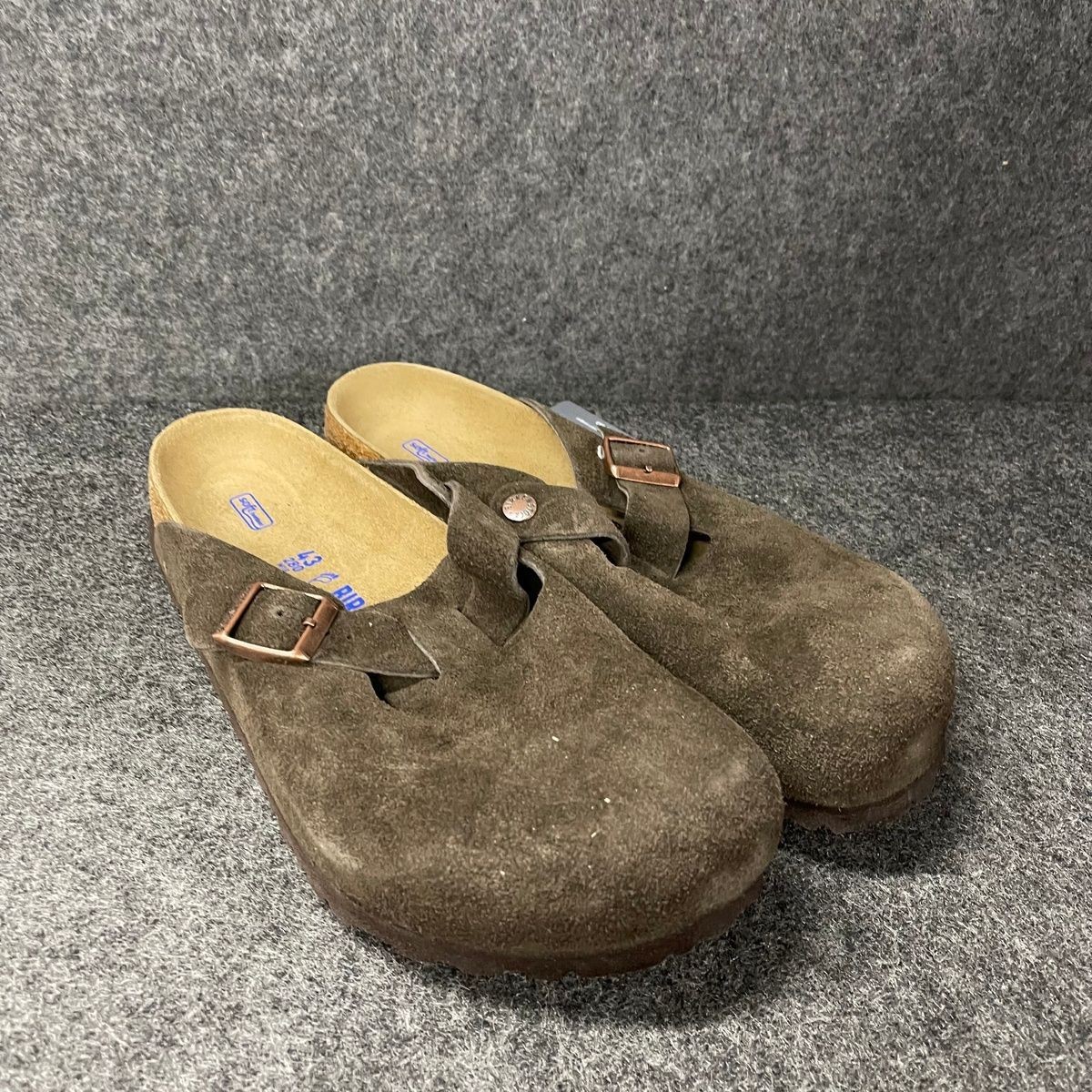 BIRKENSTOCK Boston Soft Footbed Clog Men’s Size US 10 Mocha