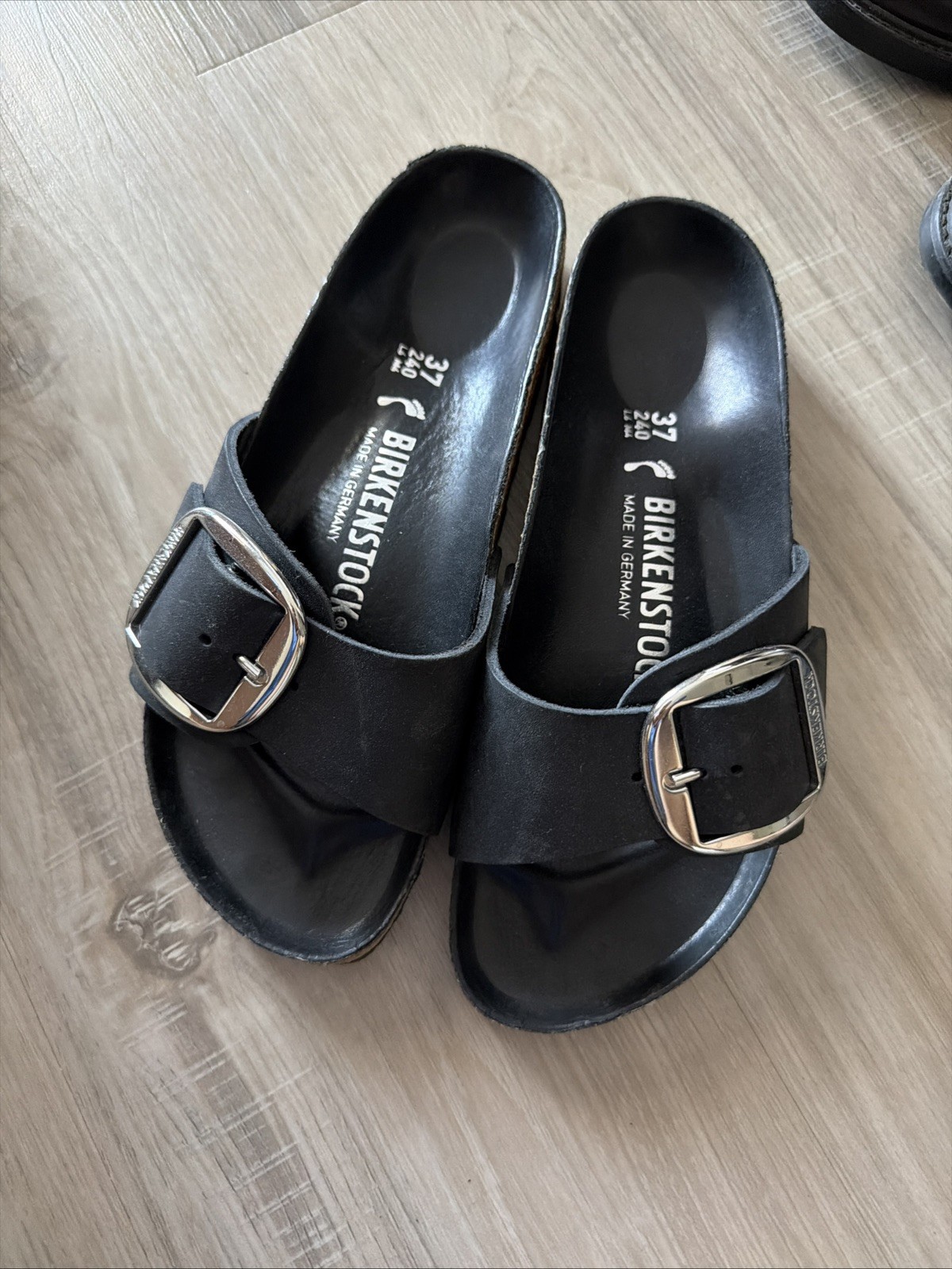 Birkenstock “MADRID BIG BUCKLE” Size 37 Black