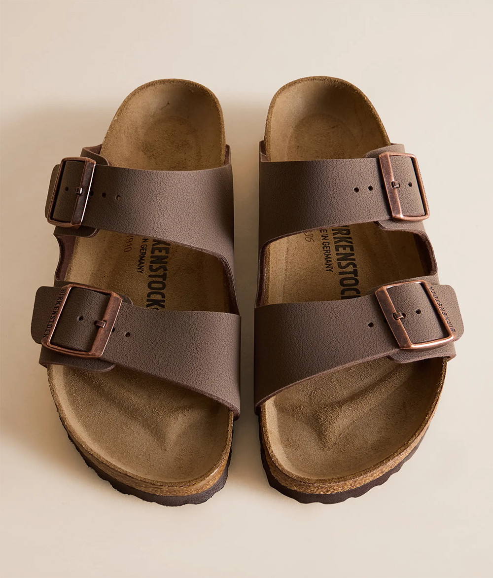 Birkenstock Arizona Sandals Mocha Birkibuc Leather Women’s Shoes Narrow EU 37-41