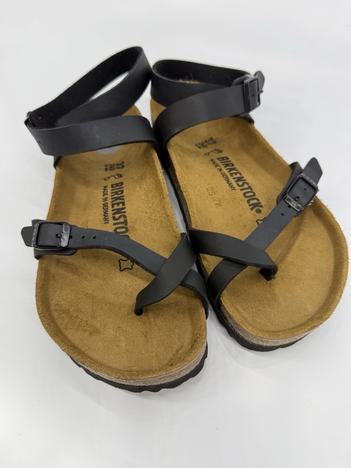 Birkenstock Women’s Mayari Black Birko-Flor Regular Sz 8 New