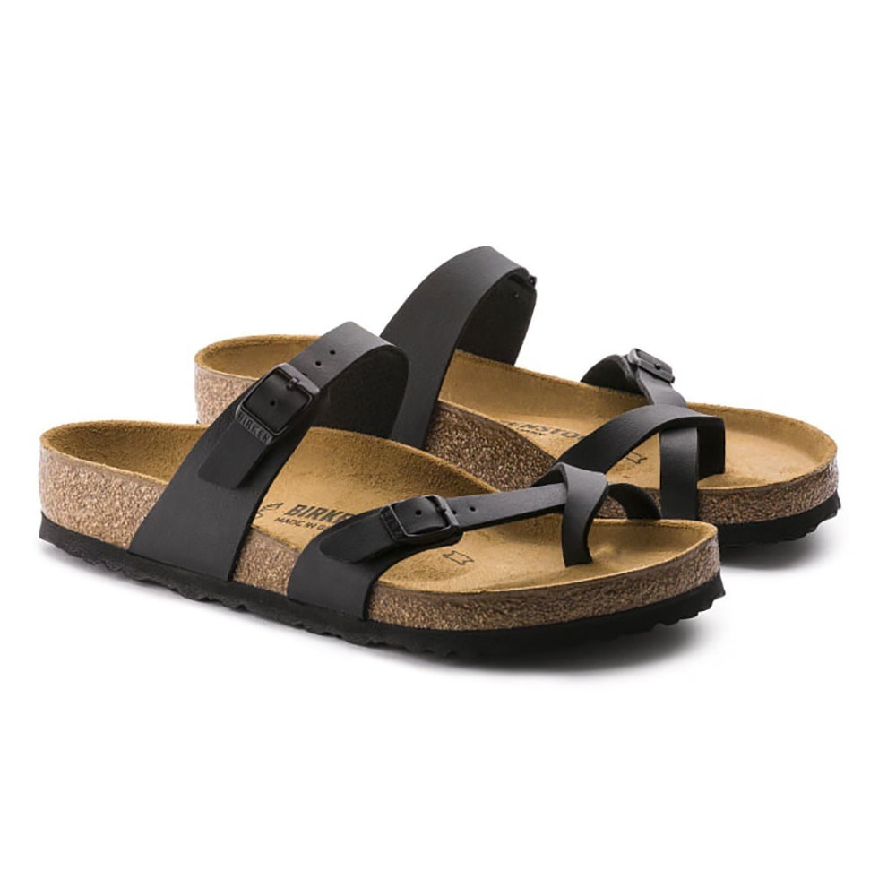 Birkenstock Mayari Birko-Flor Toe Loop Women’s Sandals – Black